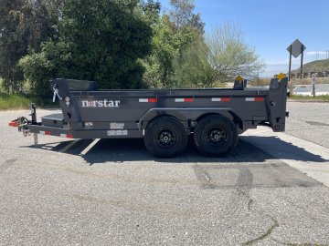 Norstar DCB72x12 Dump Trailer - 9,900 LB GVWR - Scissor Hoist