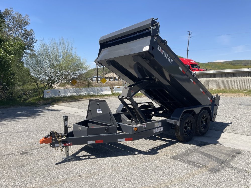 Norstar DCB72x12 Dump Trailer - 9,900 LB GVWR - Scissor Hoist