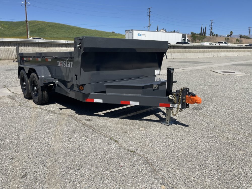 Norstar DCB72x12 Dump Trailer - 9,900 LB GVWR - Scissor Hoist