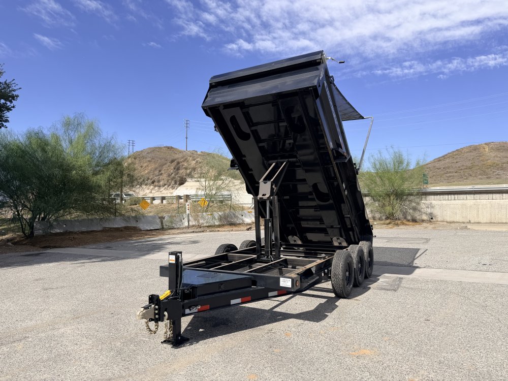 7x16 Iron Bull DTB Triple Axle Dump Trailer | 21,000 LB GVWR | Fully Loaded