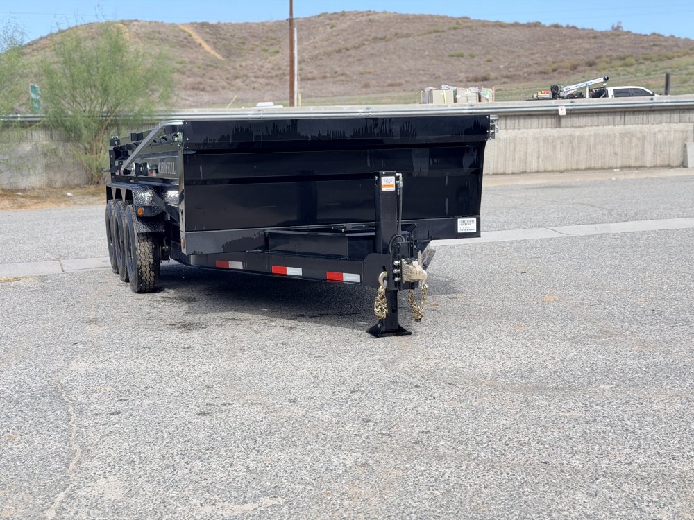 7x16 Iron Bull DTB Triple Axle Dump Trailer | 21,000 LB GVWR | Fully Loaded