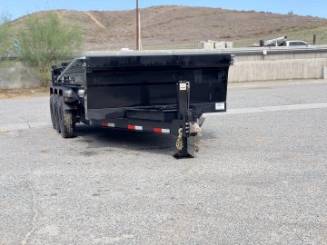7x16 Iron Bull DTB Triple Axle Dump Trailer | 21,000 LB GVWR | Fully Loaded