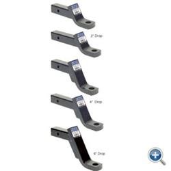 B&W Trailer Hitches 4in Drop 6in Shank 16 000lbs Gross Trailer 1 600lbs Tongue Class IV Fits 2in Rec