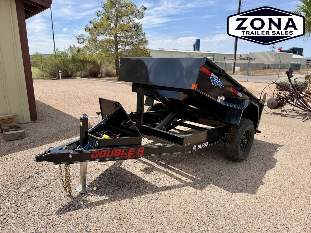 2027 DOUBLE A ELP55 - 5X8 DUMP TRAILER