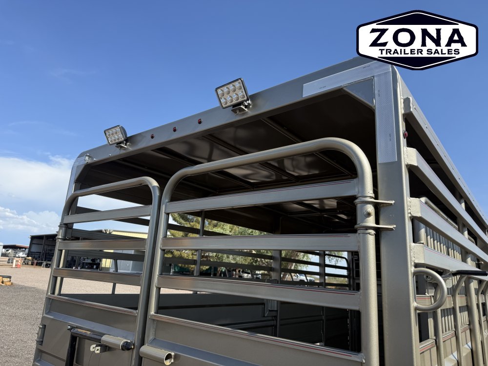 2026 GR 16ft Straight Stock - Cleated Rubber Floor - Lower Air Gap - 7k Torsion Axles