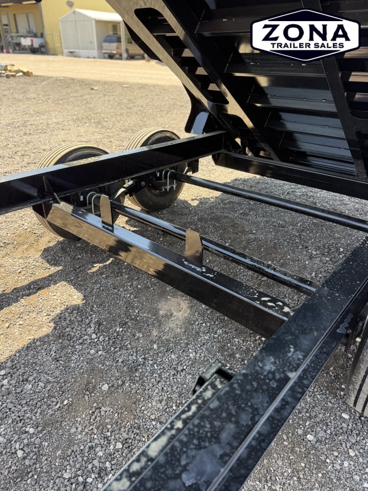 2027 Double A LP147 - 14ft Telescopic Dump - 3ft Sides - 15.4k GVWR - 7k Axles - 14 Ply Tires