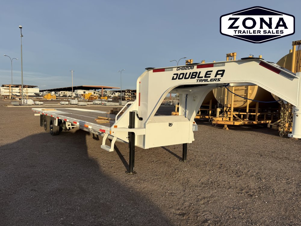Hydraulic Dovetail - 2027 DOUBLE A GHB208 32ft - 10k Super Single - 25k GVWR - Hydraulic Jacks