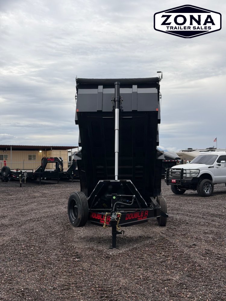2027 DOUBLE A LP167 - 14ft Telescopic Dump - 3ft Sides - 8k Oil Bath Axles - 17.5k GVWR