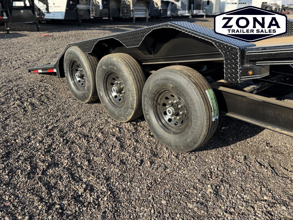 2027 Double A CT217 24ft Split Tilt - Triple 7k Torsion Axles - 102" Wide Body w/ Driver Over Fenders
