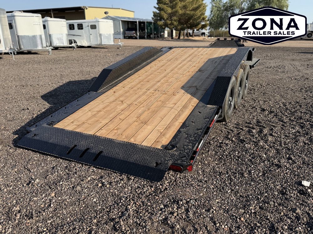 2027 Double A CT217 24ft Split Tilt - Triple 7k Torsion Axles - 102" Wide Body w/ Driver Over Fenders