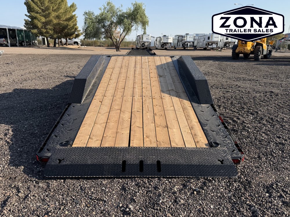 2027 Double A CT217 24ft Split Tilt - Triple 7k Torsion Axles - 102" Wide Body w/ Driver Over Fenders