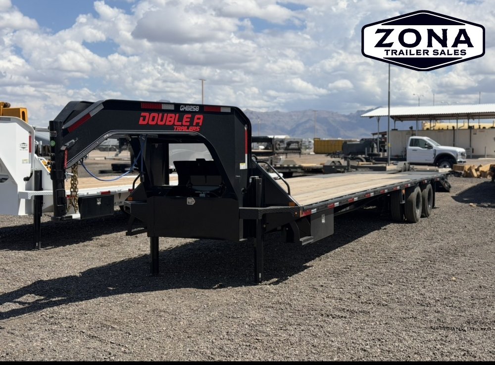 Mega Ramps - 2027 Double A GHB258- 36ft - 12k Axles - 14 Ply Tires - Chain Rack - Extra box