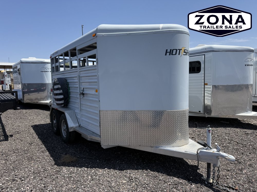2008 Trails West Hot Shot 14ft Stock Trailer