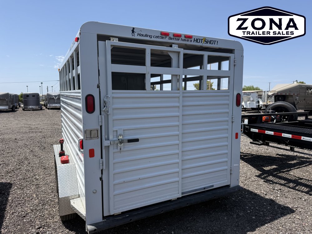 2008 Trails West Hot Shot 14ft Stock Trailer