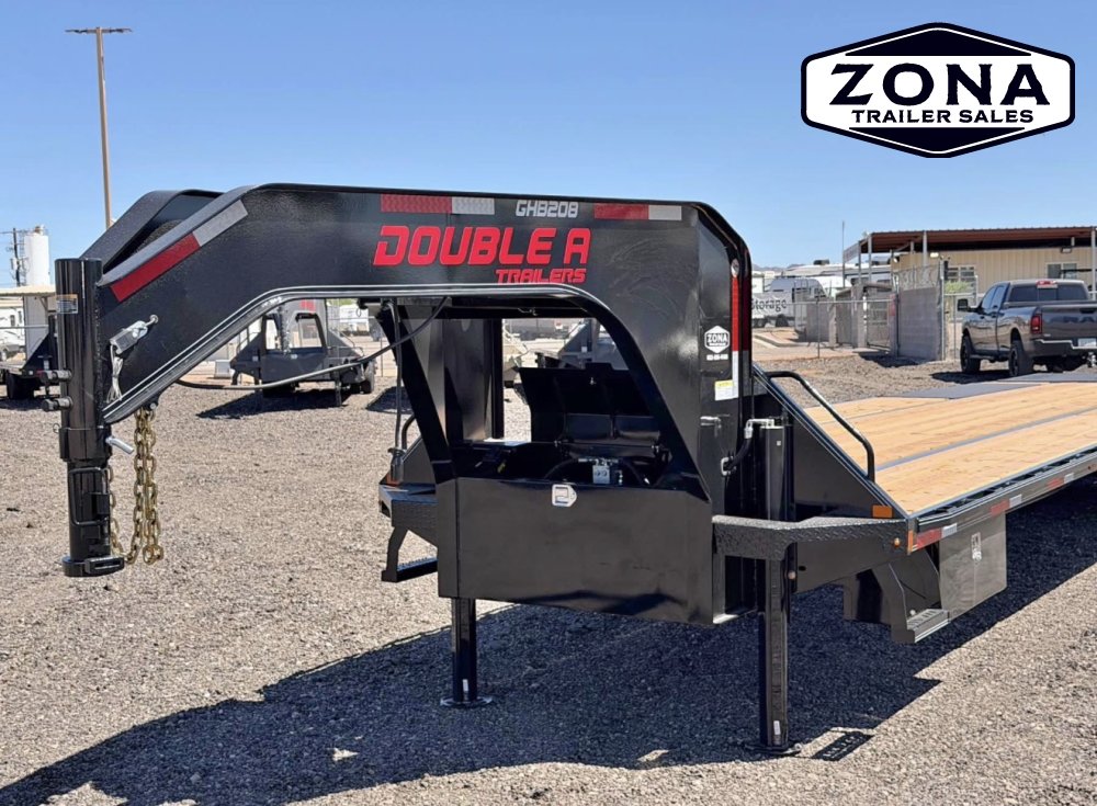 2026 Double A GHB208 - 36ft - Hydraulic Jacks - 25k GVWR