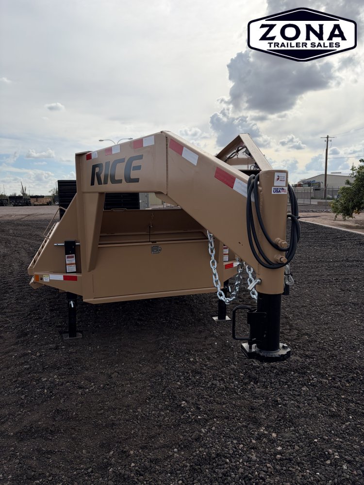 Rice Trailer- Deckover Gooseneck 20+5 14,000#
