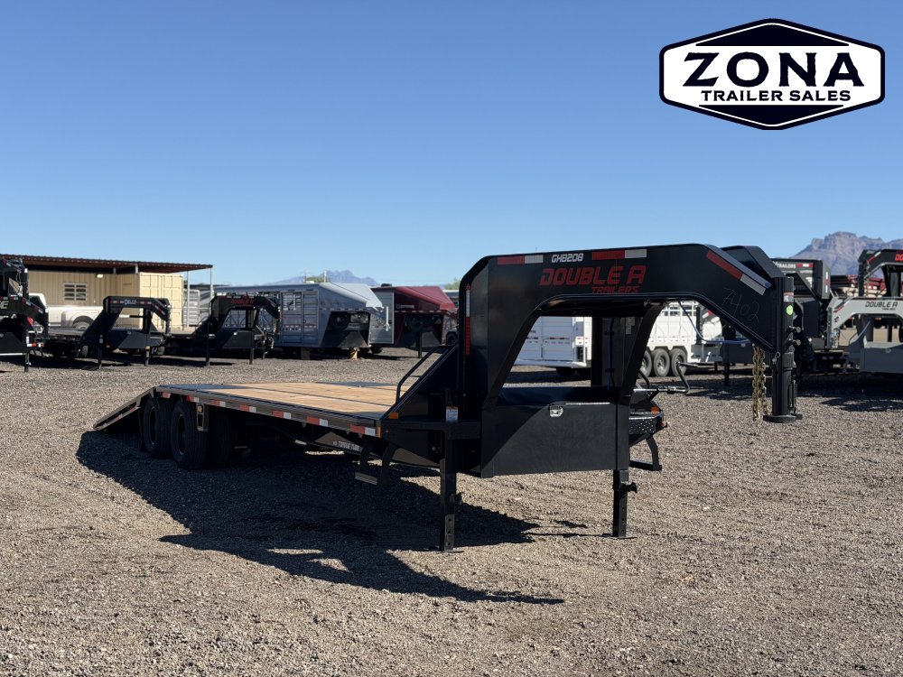 *ON ORDER* 2027 Double A GHB208 - 32ft Hydraulic Dove Tail - Engineered Frame and Neck