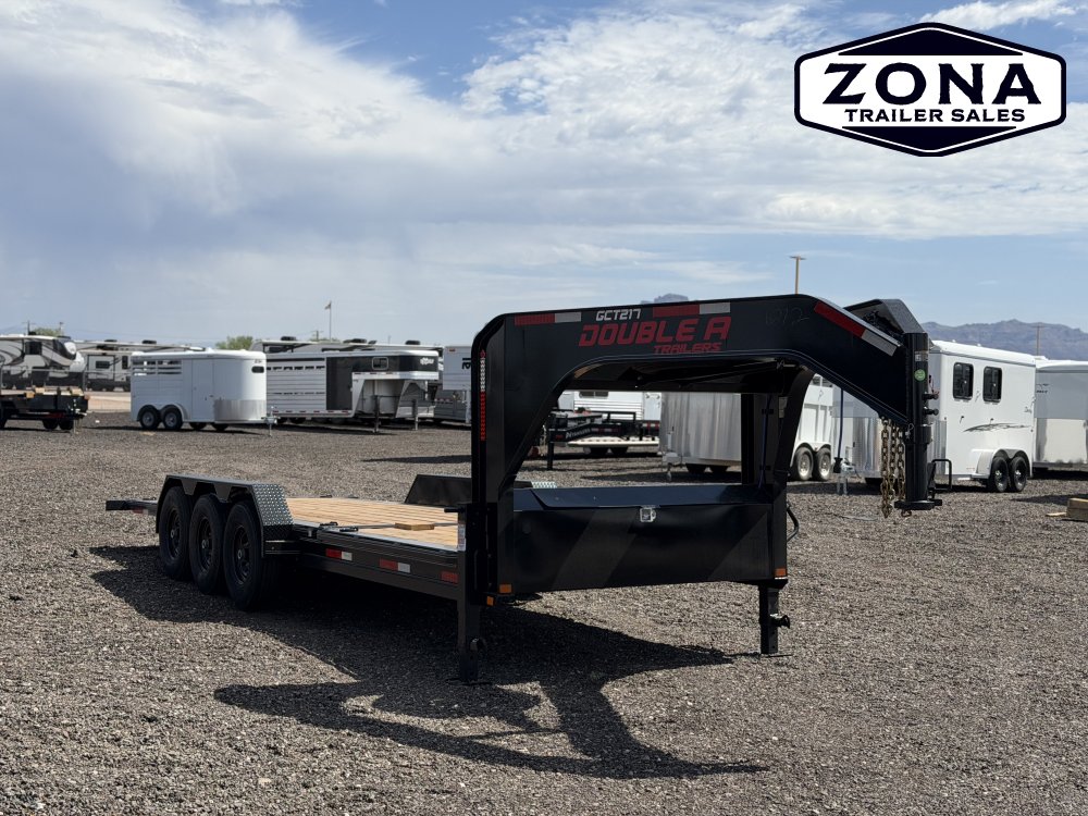 2027 Double A GCT217 - Cushion Tilt - Triple 7k Axle - 23k GVWR