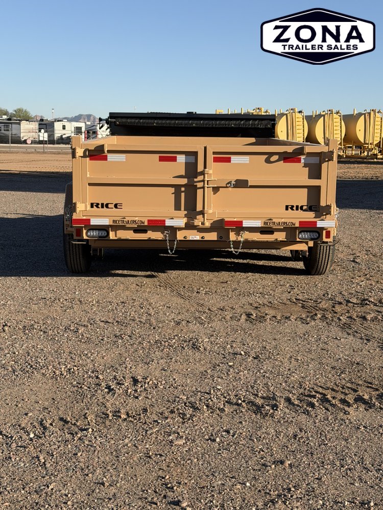 Rice Trailers- HYDRAULIC DUMP 14'- 14,000#