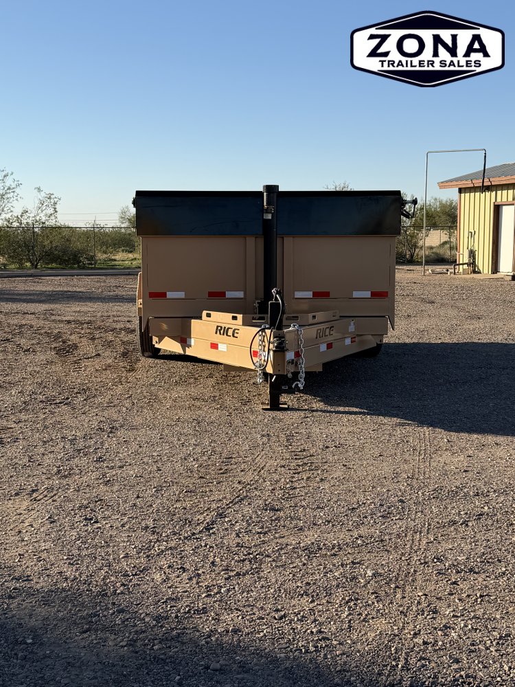 Rice Trailers- HYDRAULIC DUMP 14'- 14,000#