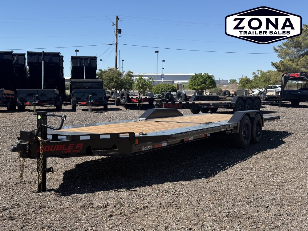 2027 Double A CT207 - 26ft Split Tilt - 10k Super single axles - 23k GVWR - 102" Wide Driver Over Fenders