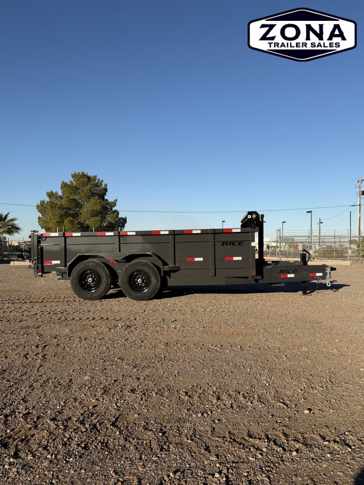 Rice Trailers- HYDRAULIC DUMP 14'- 14,000#