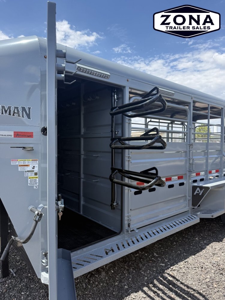 2027 Cattleman 20Ft Stock Combo - Dual Tack Doors - Swing Out Saddle Racks - 7k Torsion Axles