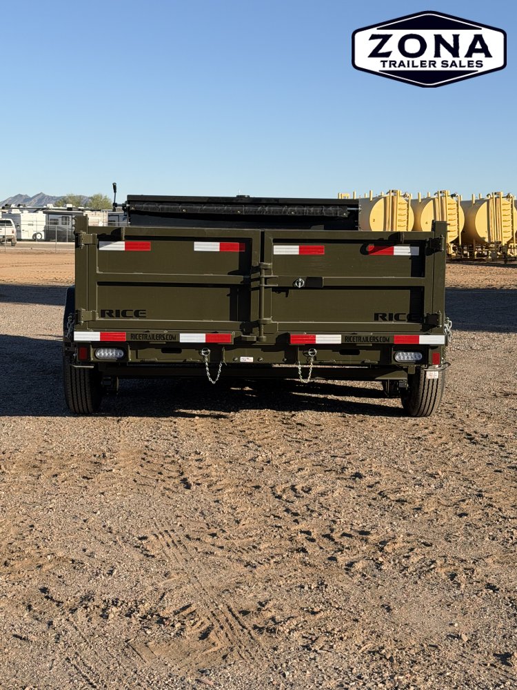 Rice Trailers- HYDRAULIC DUMP 14'- 14,000#