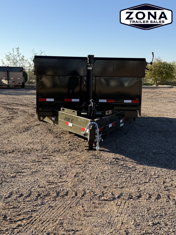 Rice Trailers- HYDRAULIC DUMP 14'- 14,000#