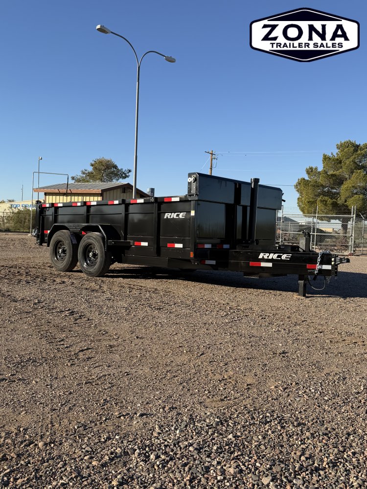 Rice Trailers- HYDRAULIC DUMP 14'- 14,000#