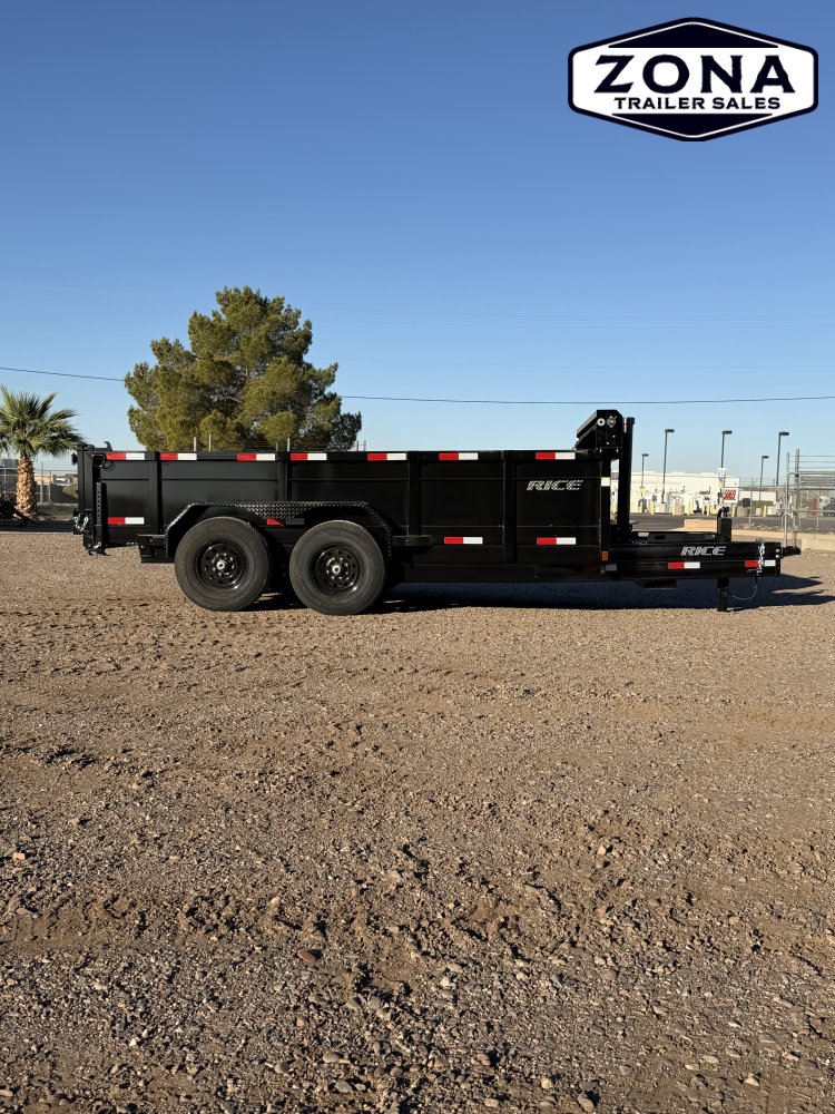 Rice Trailers- HYDRAULIC DUMP 14'- 14,000#