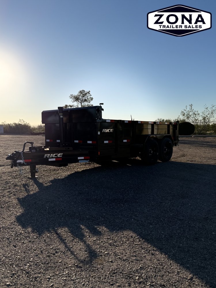 Rice Trailers- HYDRAULIC DUMP 14'- 16,000#