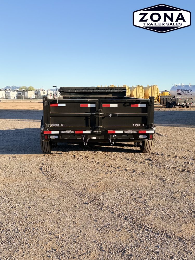 Rice Trailers- HYDRAULIC DUMP 14'- 16,000#