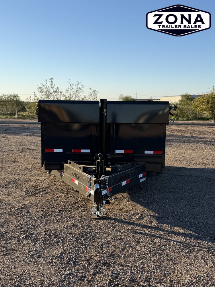 Rice Trailers- HYDRAULIC DUMP 14'- 16,000#