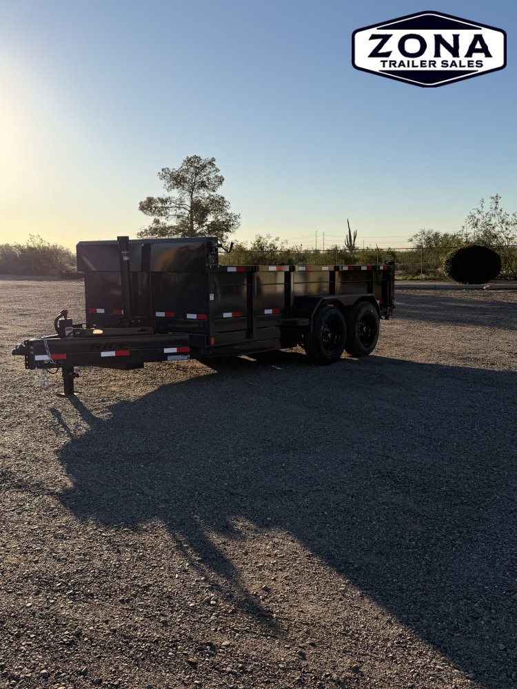 Rice Trailers- HYDRAULIC DUMP 14'- 16,000#