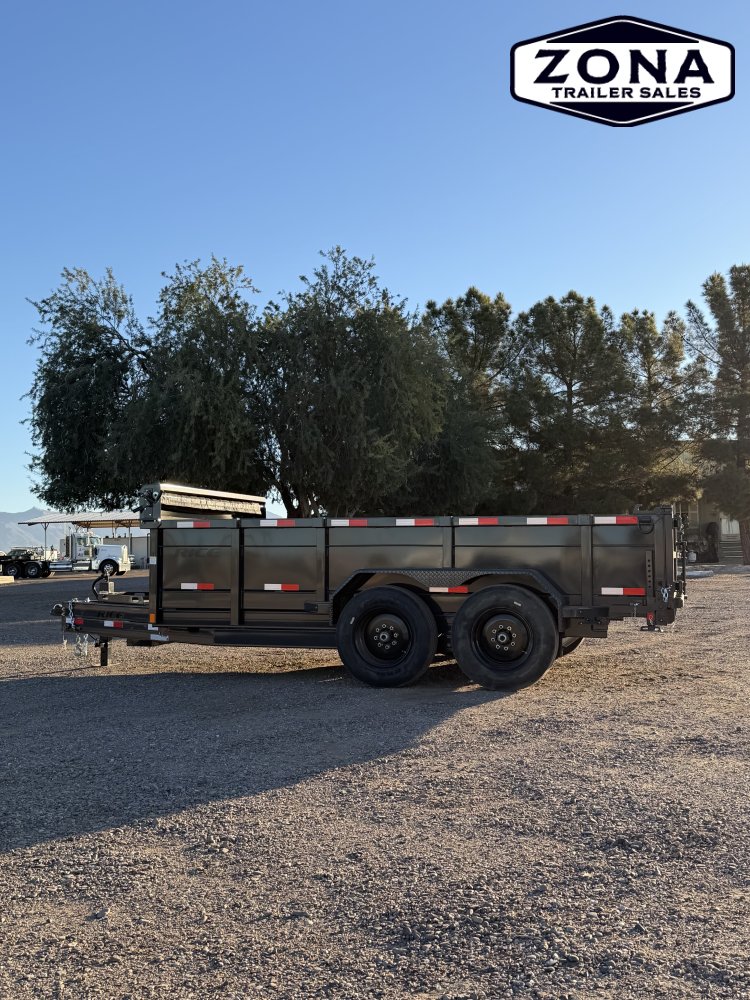 Rice Trailers- HYDRAULIC DUMP 14'- 16,000#