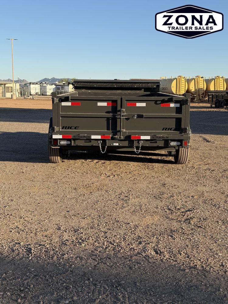 Rice Trailers- HYDRAULIC DUMP 14'- 16,000#