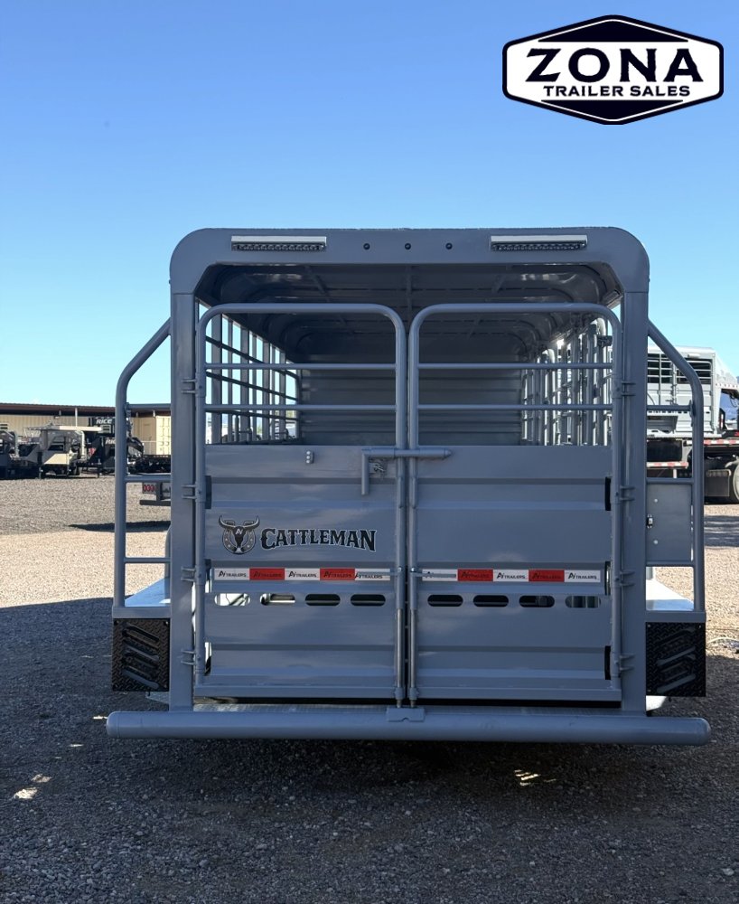 2027 Cattleman 20ft Straight Stock - Cleated Rubber Floor - 8k Torsion Axles