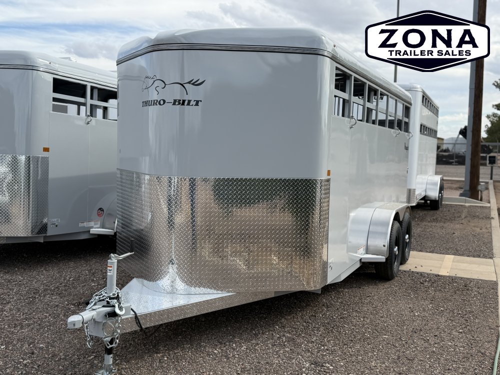 2026 THURO-BILT 3H SLANT - EXTRA STALL LENGTH - Padded Dividers - Swing out saddle rack