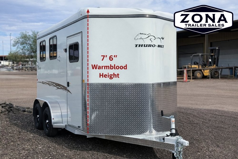 2026 Thuro-Bilt WRANGLER 2 Horse - Extra Stall Length