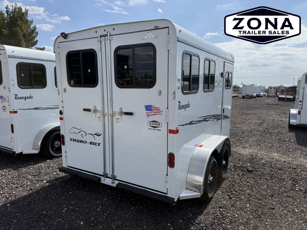 2026 Thuro-Bilt RENEGADE 2 Horse - Extra Stall Length