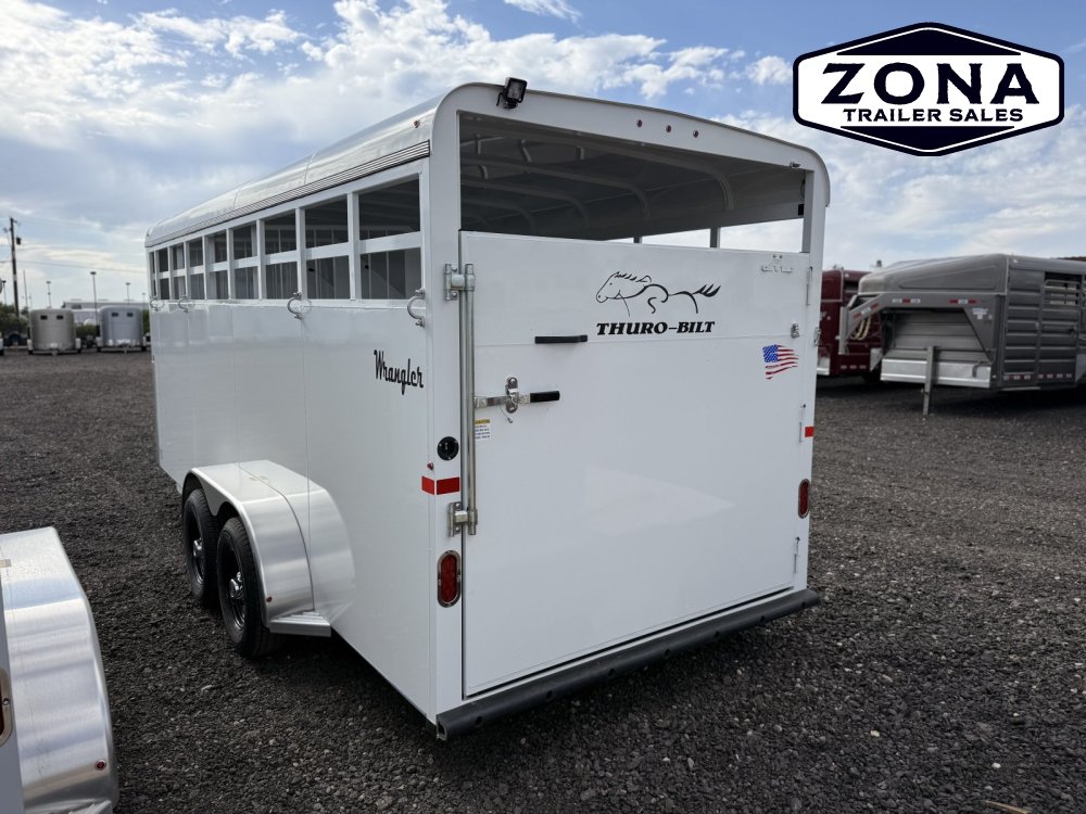 2027 Thuro-Bilt Wrangler Plus 4 Horse - EXTRA STALL LENGTH