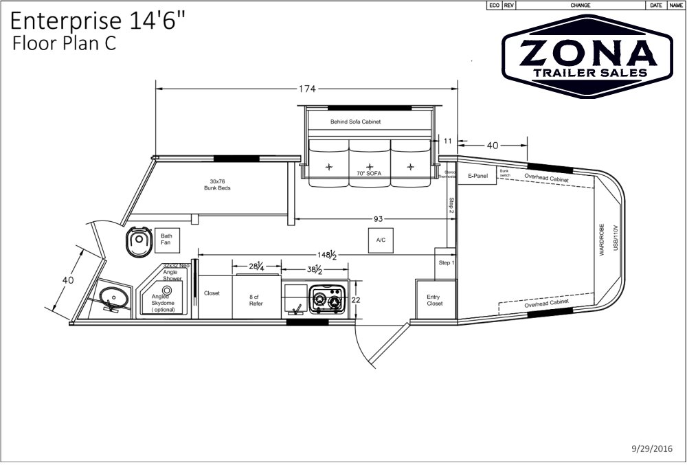 2027 Exiss 14'6" SW 4 Horse - Bunk Beds - Mid and Rear Tack -