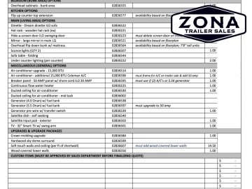 LQ BUILD SHEET