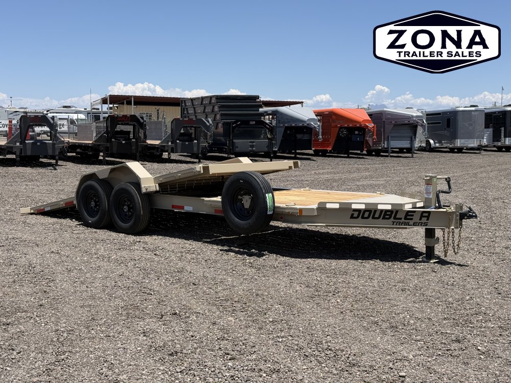 2027 Double A 22ft Split Tilt - 7k Torsion Axles