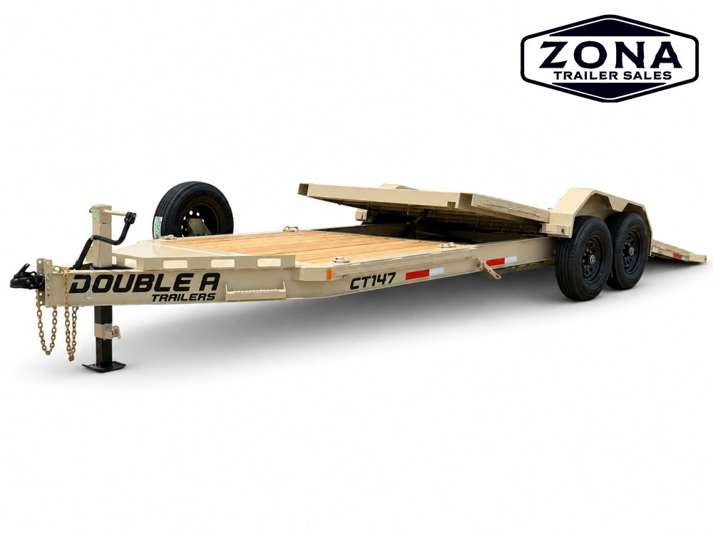 2027 Double A 22ft Split Tilt - 7k Torsion Axles