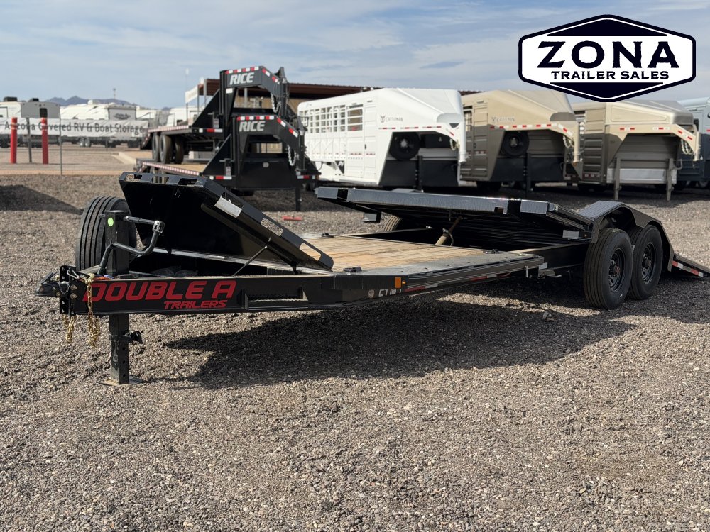 2027 Double A CT167 - 24ft Cushion Tilt 102" Wide - Driver Over Fenders - 8K Oil Bath Axles - 17.5k 