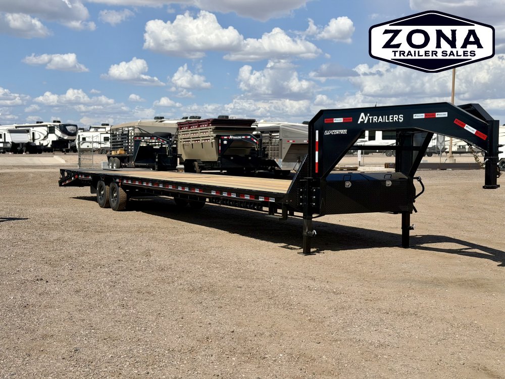 35+5 Hot Shot Ready - 2027 Ascend 40ft Gooseneck - 8K Axles - Chain Rack - Mega Ramps