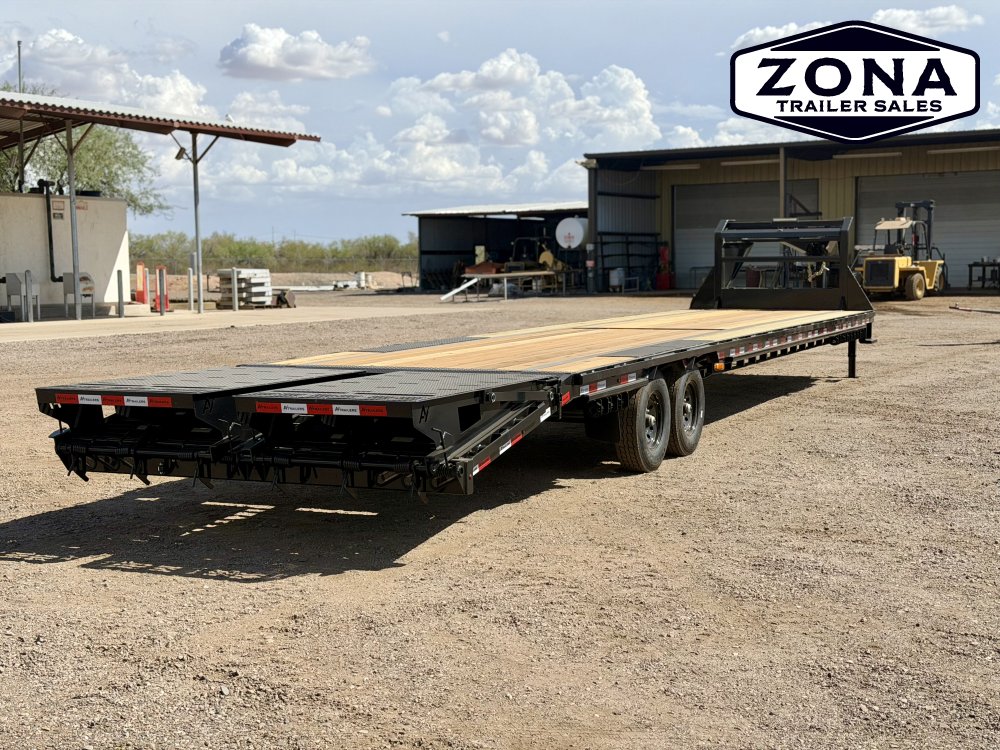35+5 Hot Shot Ready - 2027 Ascend 40ft Gooseneck - 8K Axles - Chain Rack - Mega Ramps