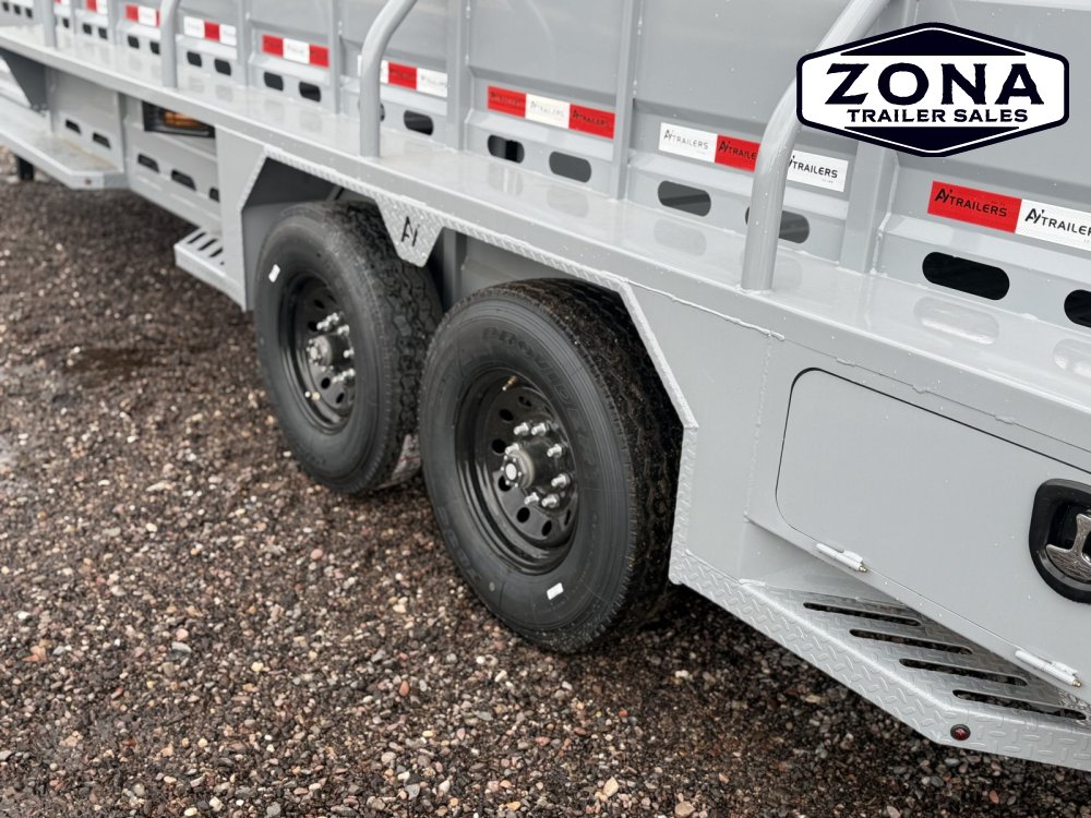 2027 Cattleman 24Ft Straight Stock - 2 Hydraulic Jack - 8k Axles